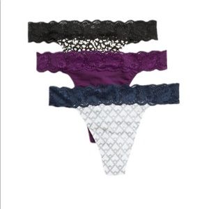 COSABELLA Hannah Plus Size Thongs 3-Pack